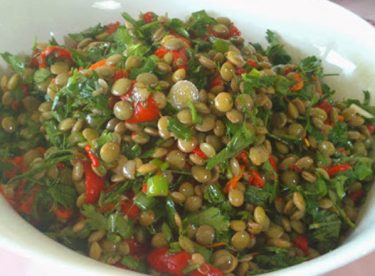 Yeşil Mercimek Salatası Tarifi – Salata Tarifleri