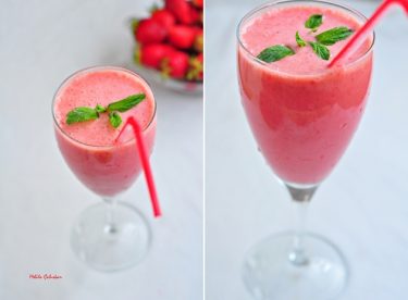 Çilekli Smoothie Nasıl Yapılır – Çilekli Smoothie Tarifi